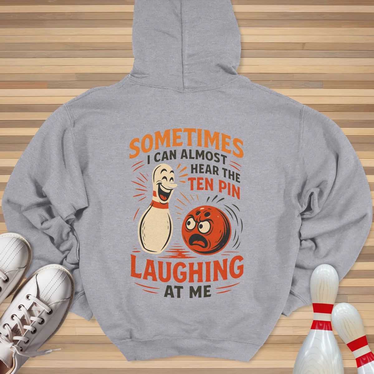 Laughing At Me Retro Hoodie