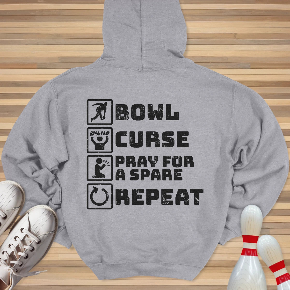 Pray For Spare Repeat Hoodie