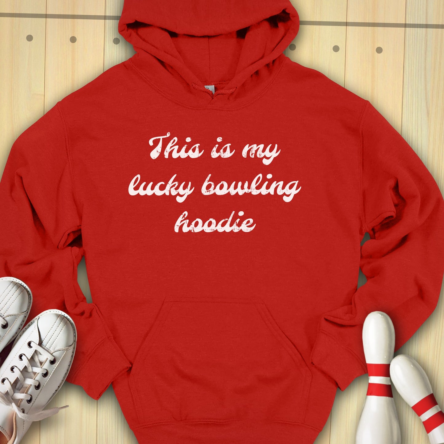 This Is My Lucky Bowling Hooded Sweatshirt