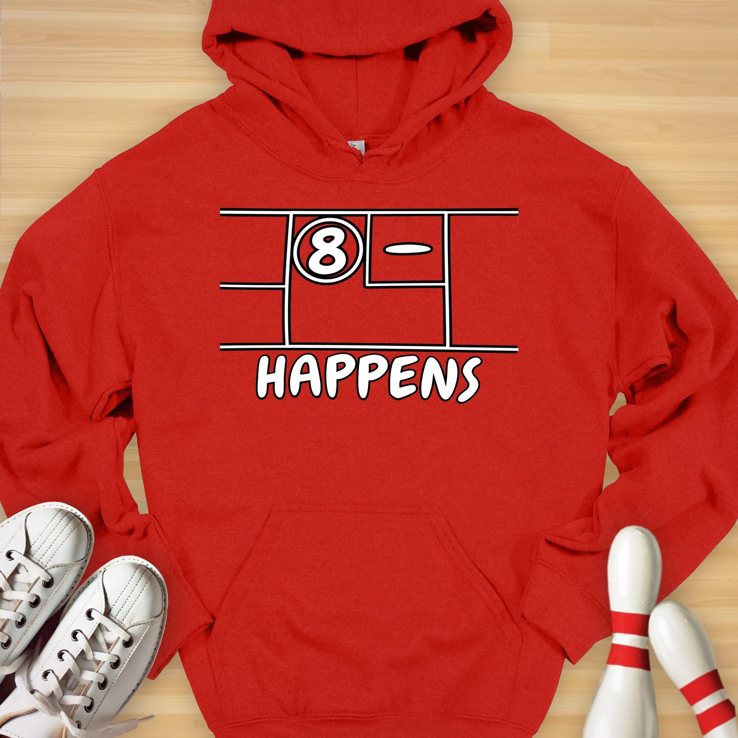 Split Happens Cartoon Hoodie