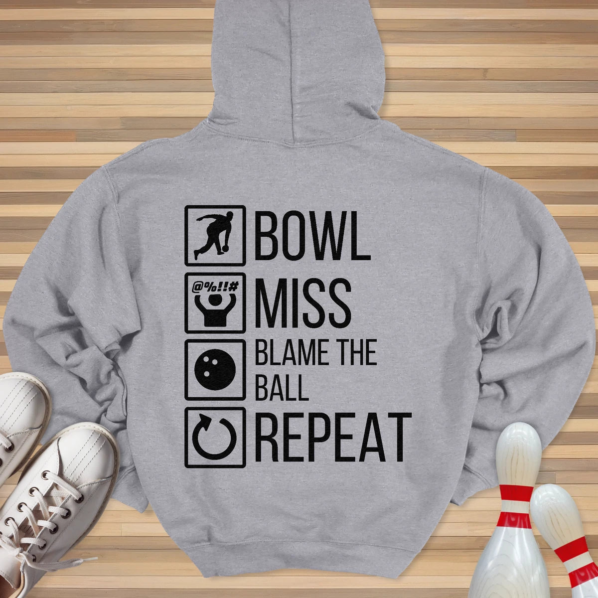 Blame The Ball Repeat  Hoodie