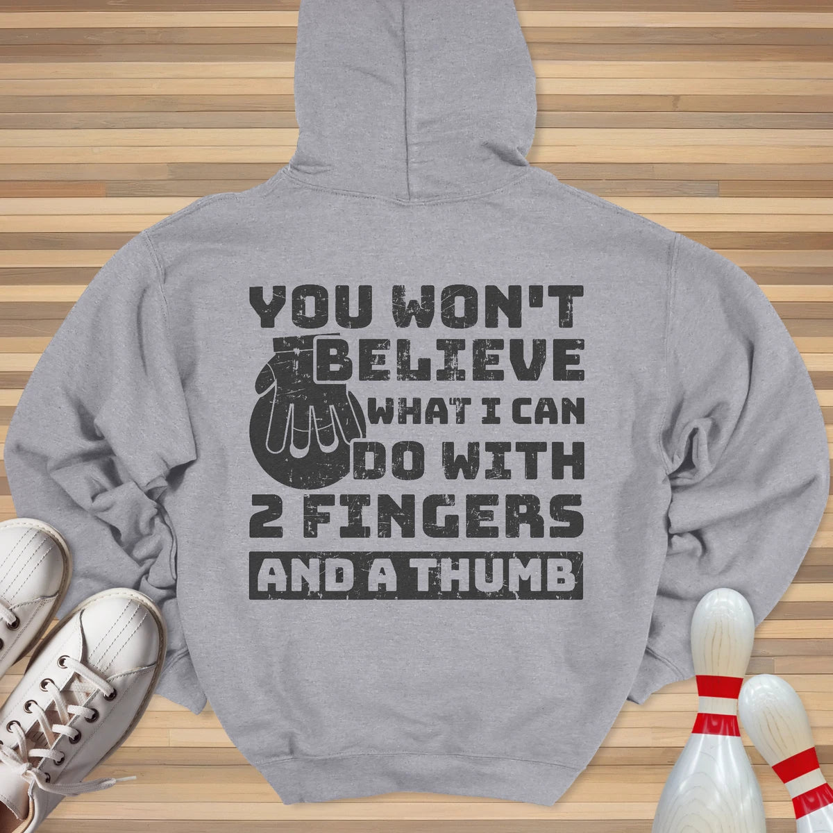 Two Fingers And A Thumb Hoodie