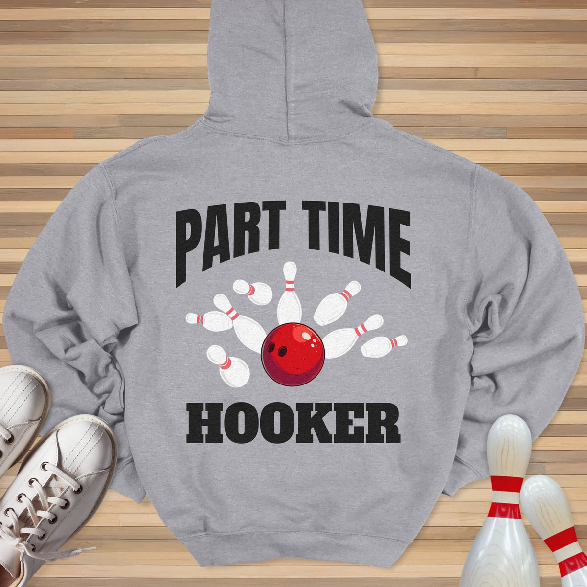 Part Time Cartoon Hoodie