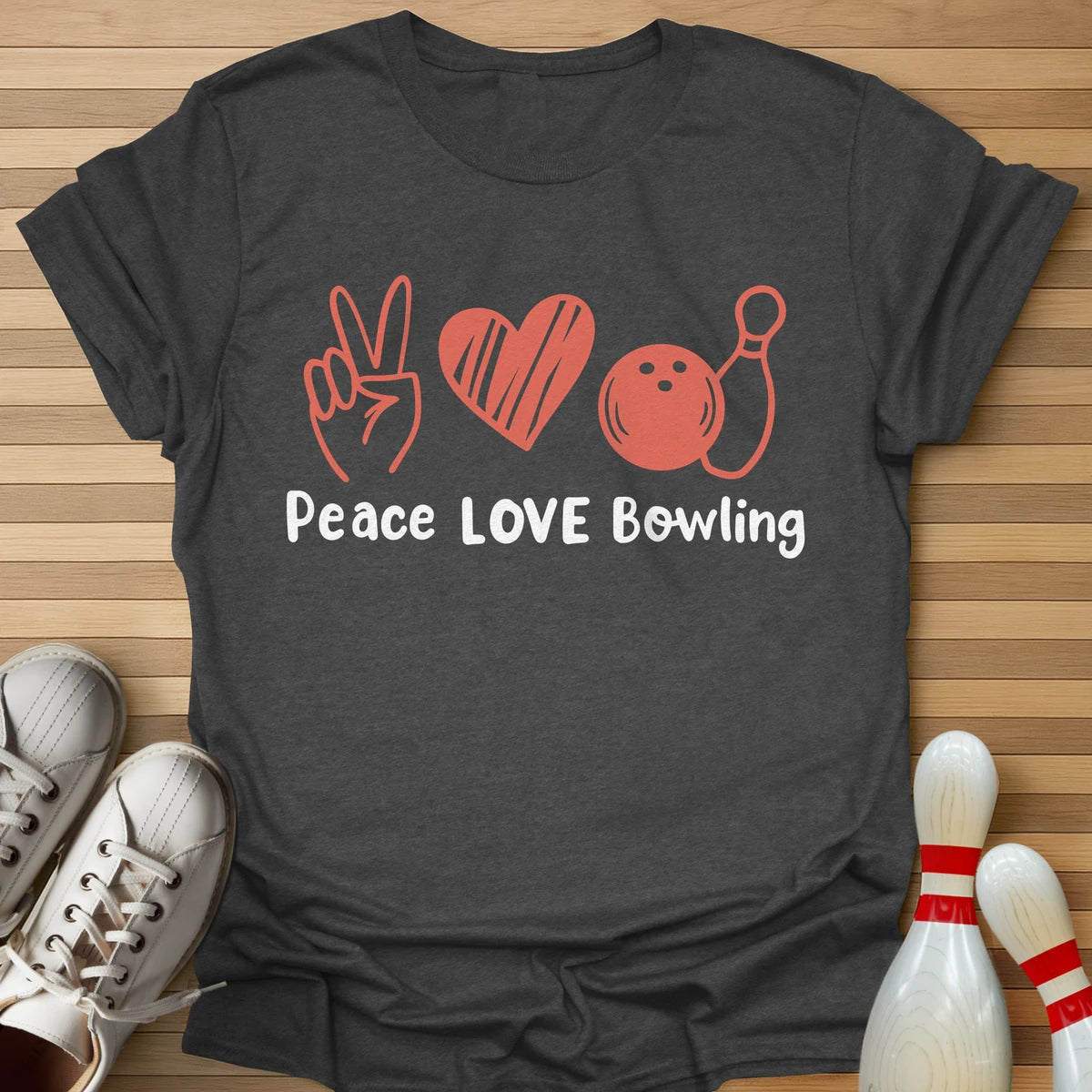 Peace Love & Bowling T-Shirt