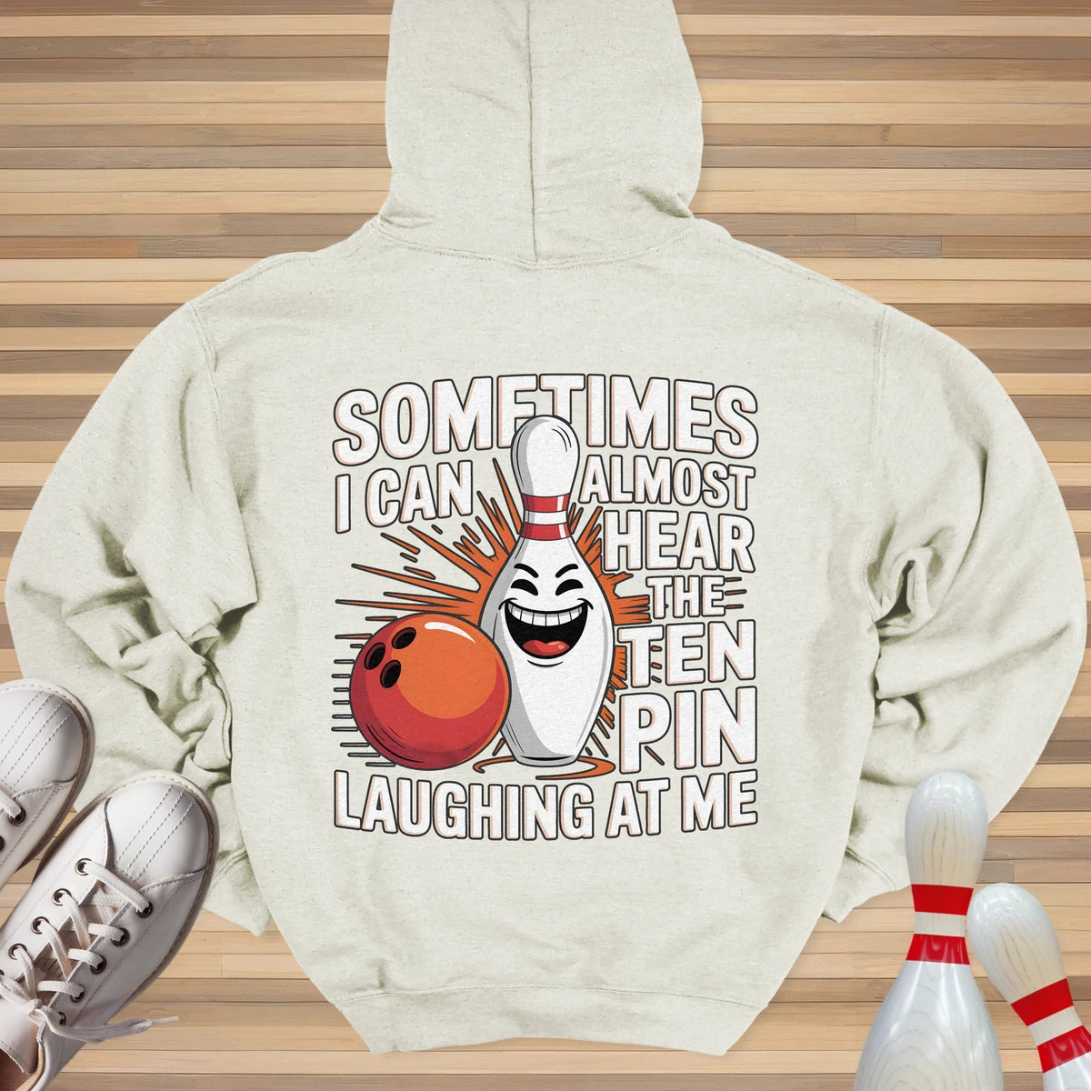 Evil Ten Pin Laughing Hoodie
