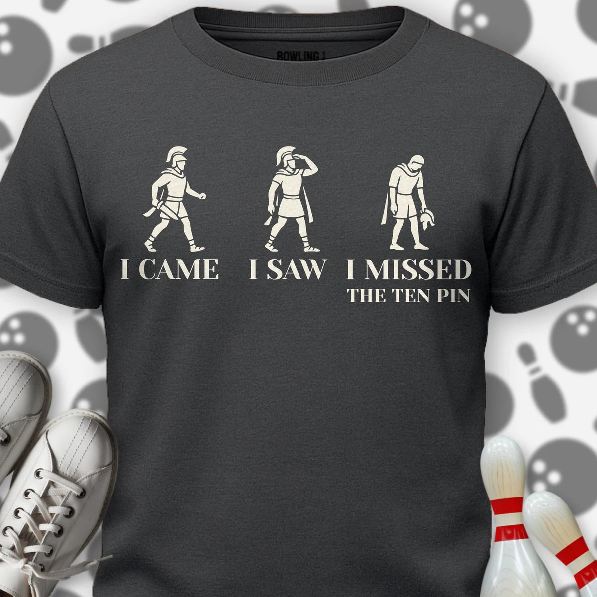 I Came I Saw Ten Pin T-Shirt