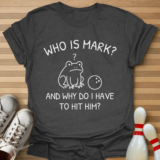 Who Is Mark Cartoon T-Shirt