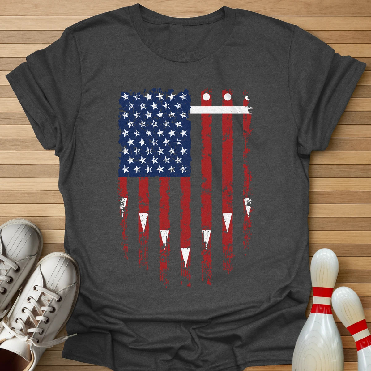 Bowling Lane Flag T-Shirt