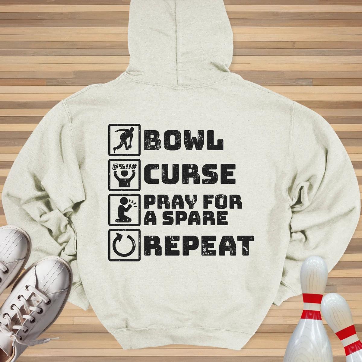 Pray For Spare Repeat Hoodie
