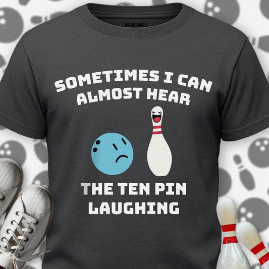 Ten Pin Laughing Cartoon T-Shirt