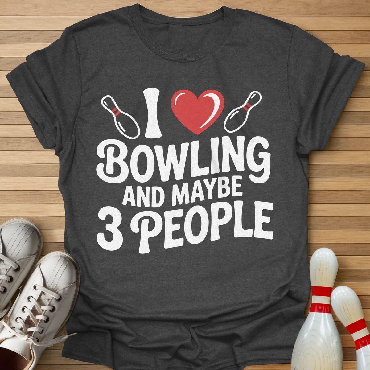 I Heart Bowling T-Shirt