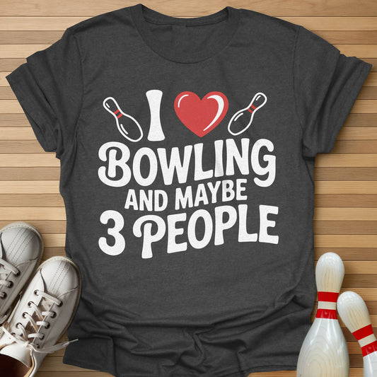 I Heart Bowling T-Shirt