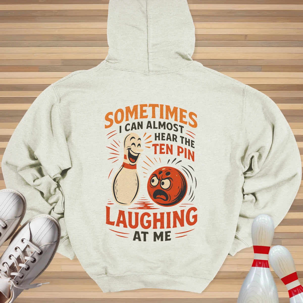 Laughing At Me Retro Hoodie