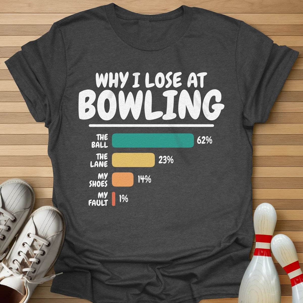 Funny Bowling Chart T-Shirt
