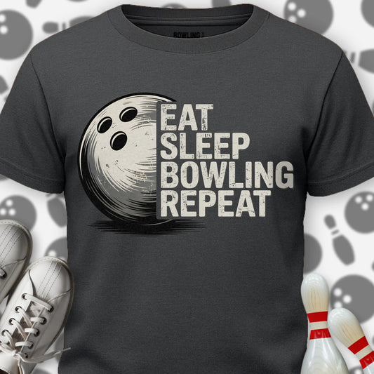 Eat Sleep Bowling Repeat T-Shirt