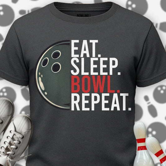 Eat Sleep Bowl Repeat T-Shirt