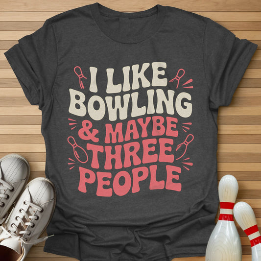 I Like Bowling Groovy T-Shirt
