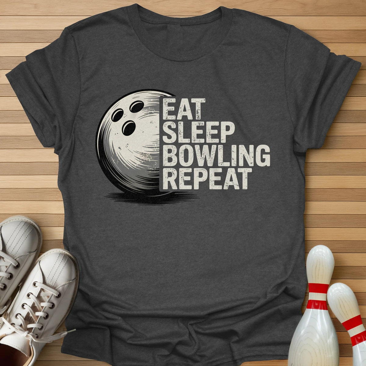 Eat Sleep Bowling Repeat T-Shirt