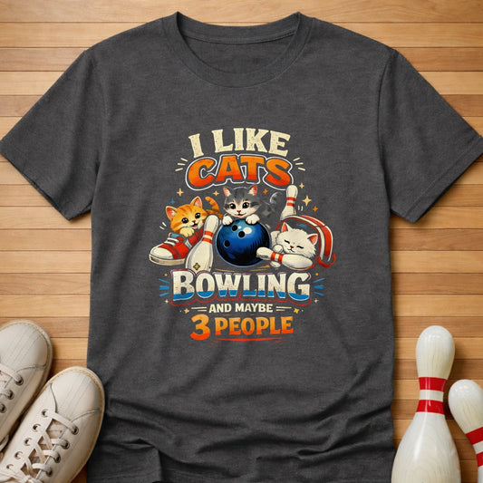 Cats And Bowling T-Shirt