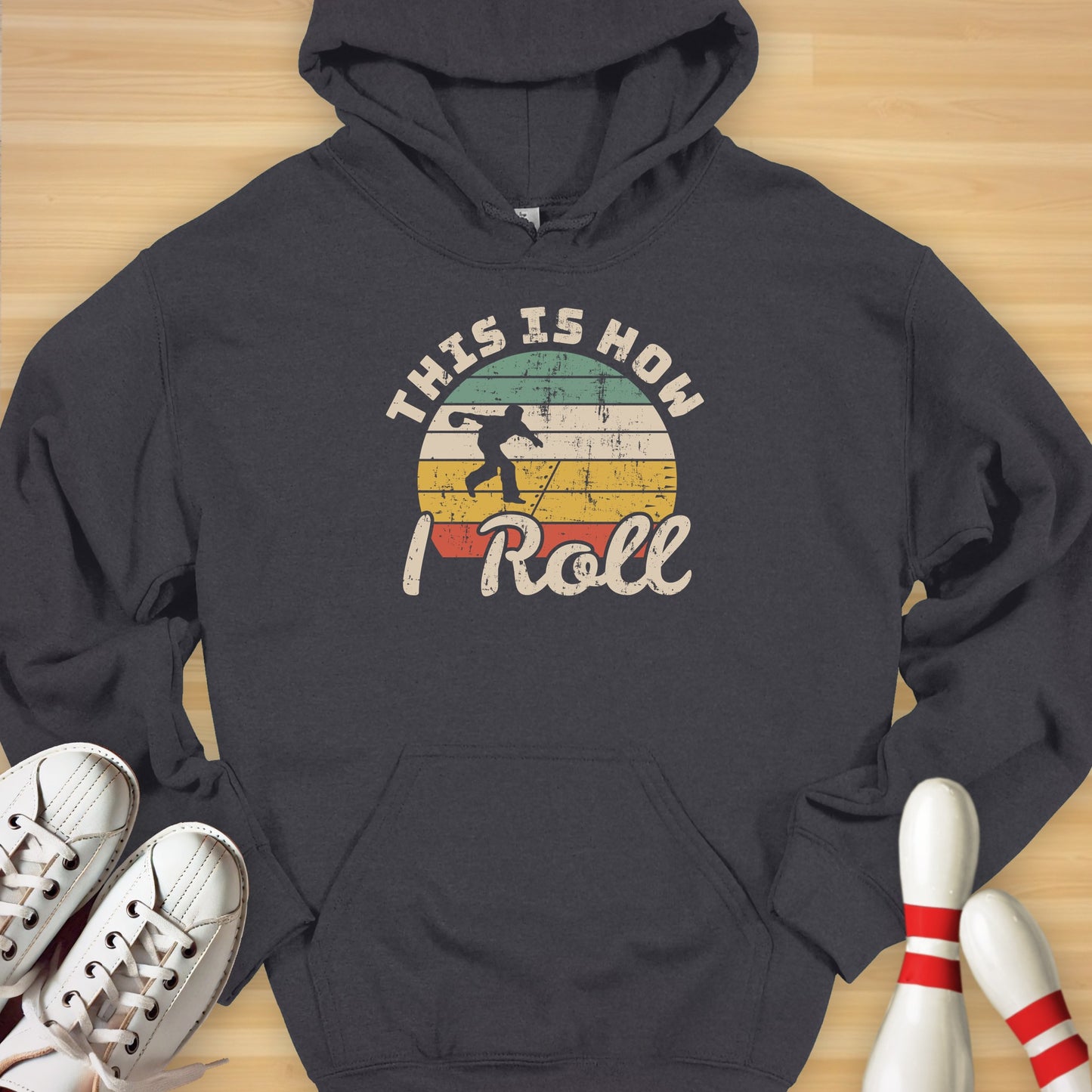 How I Roll Retro Sunrise Hoodie