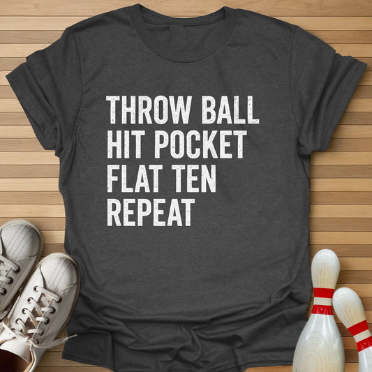 Throw Flat Ten Repeat T-Shirt