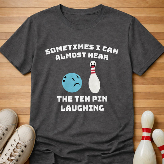 Ten Pin Laughing Cartoon T-Shirt