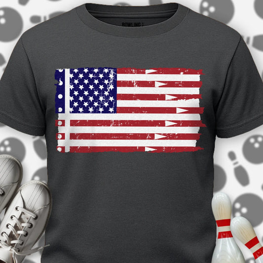 Vertical Color Lane Flag T-Shirt