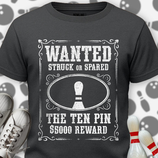 Wanted 10 Pin T-Shirt