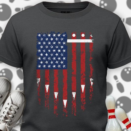 Bowling Lane Flag T-Shirt