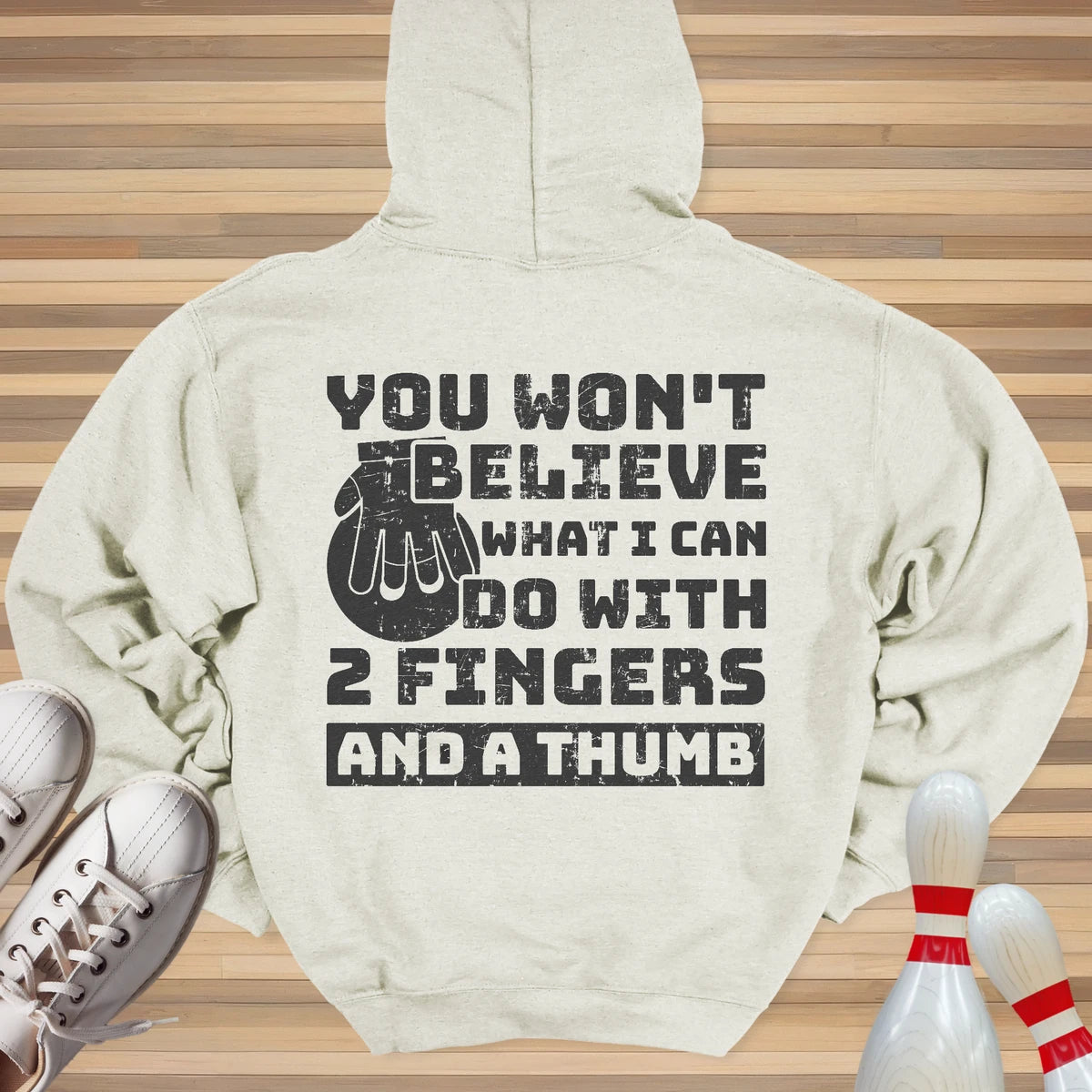 Two Fingers And A Thumb Hoodie