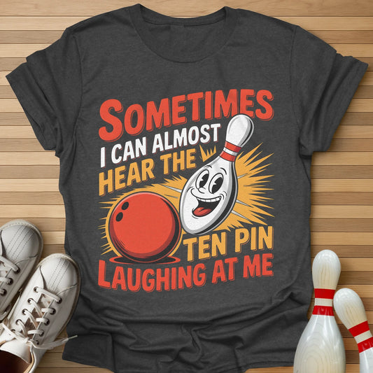 Ten Pin Laughing Retro T-Shirt