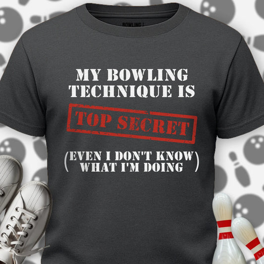 Bowling Technique Top Secret T-Shirt