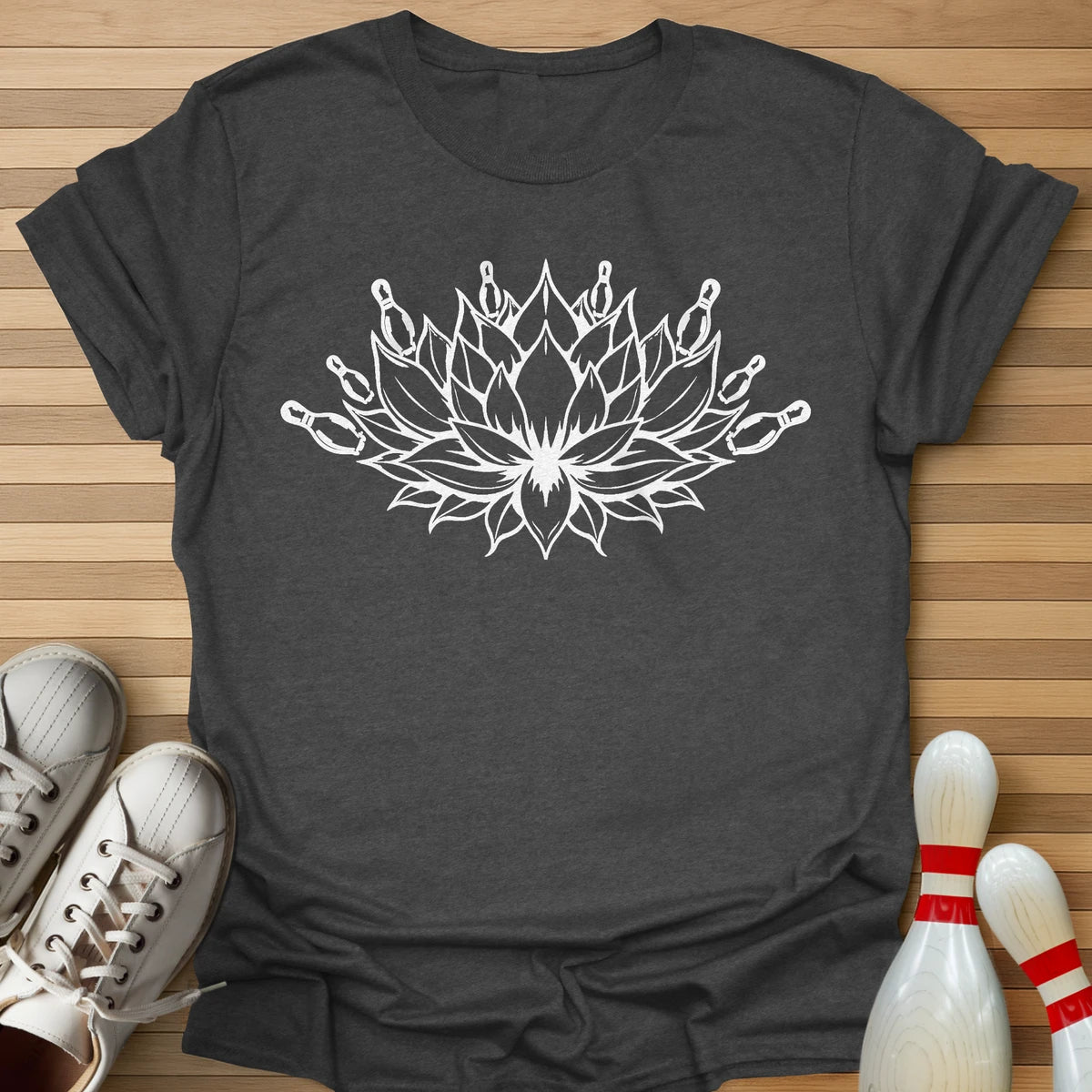 Bowling Mandala Lotus T-Shirt