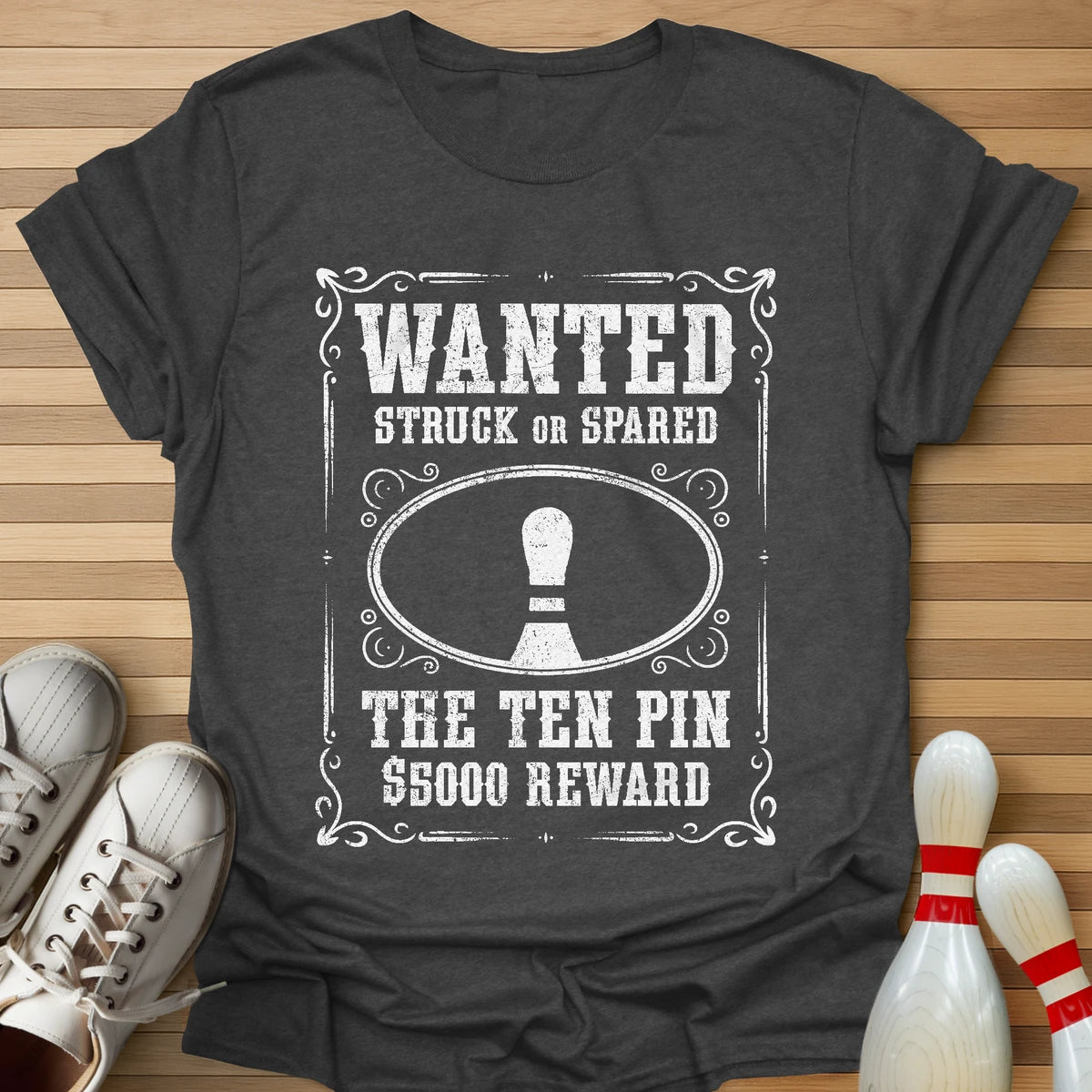 Wanted 10 Pin T-Shirt