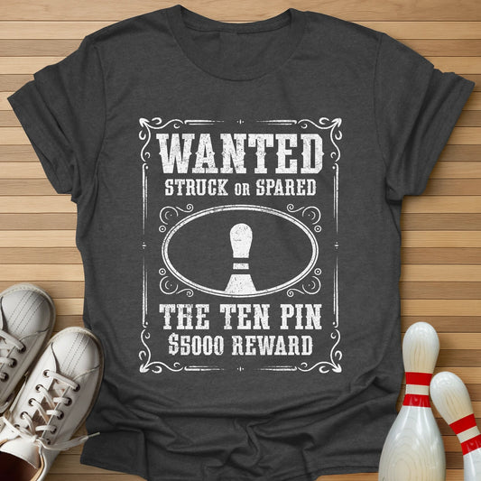 Wanted 10 Pin T-Shirt