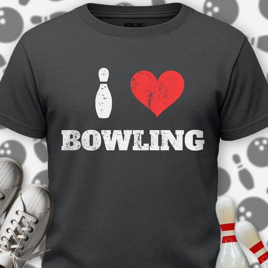 I Heart Bowling Pin T-Shirt