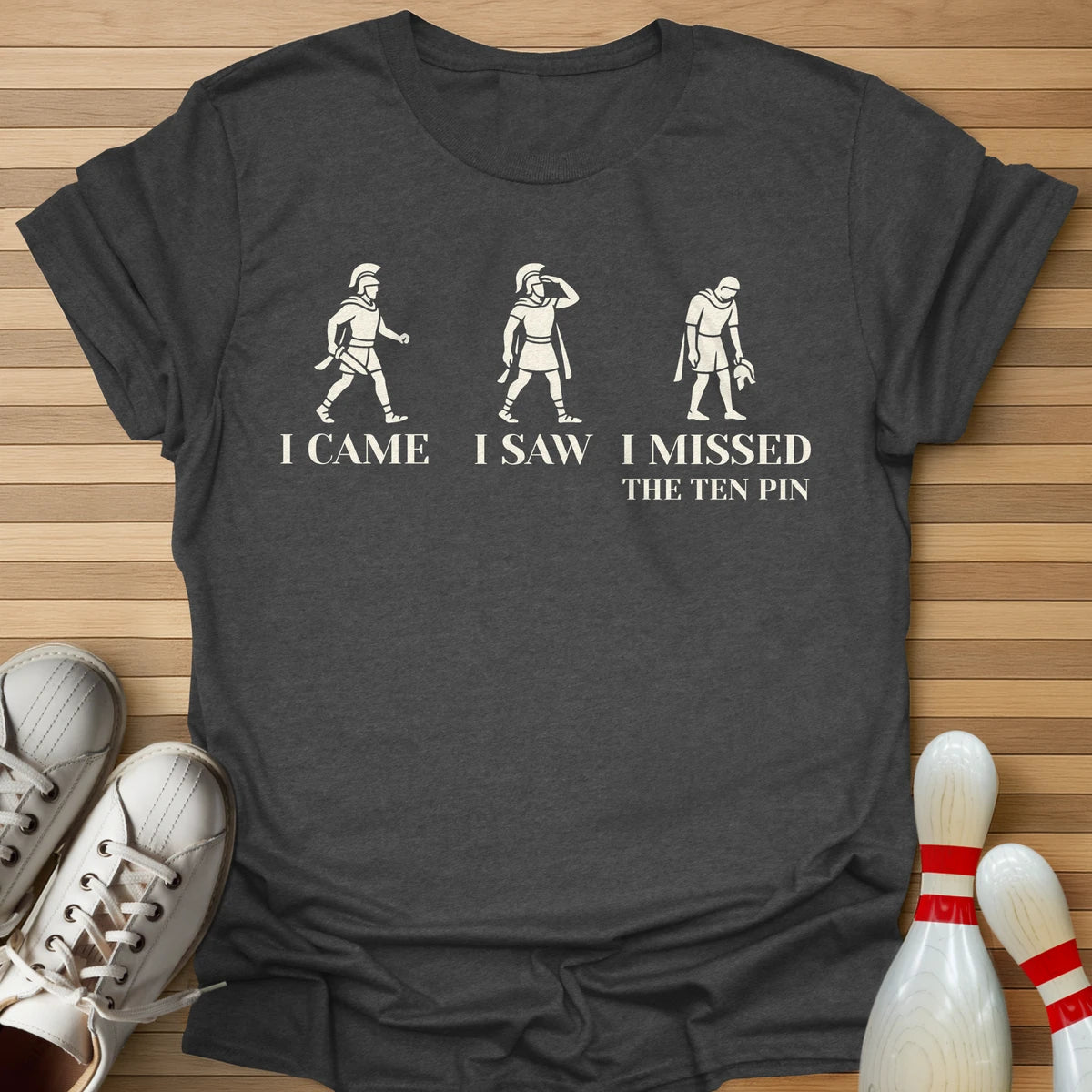 I Came I Saw Ten Pin T-Shirt