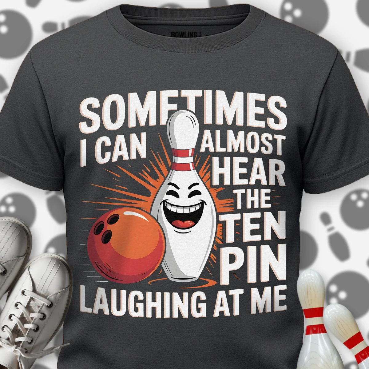 Evil Ten Pin Laughing T-Shirt