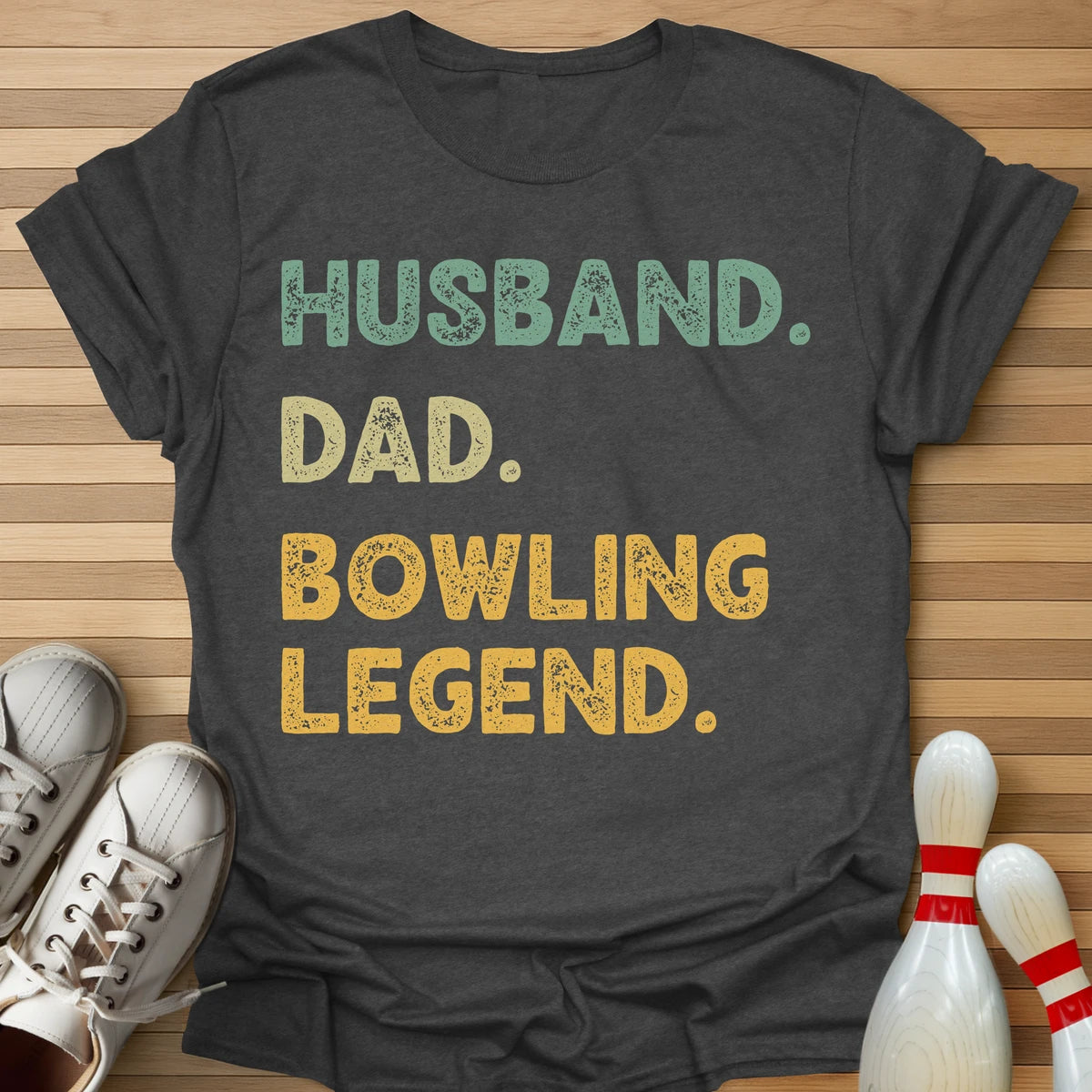 Husband Dad Bowling Legend T-Shirt