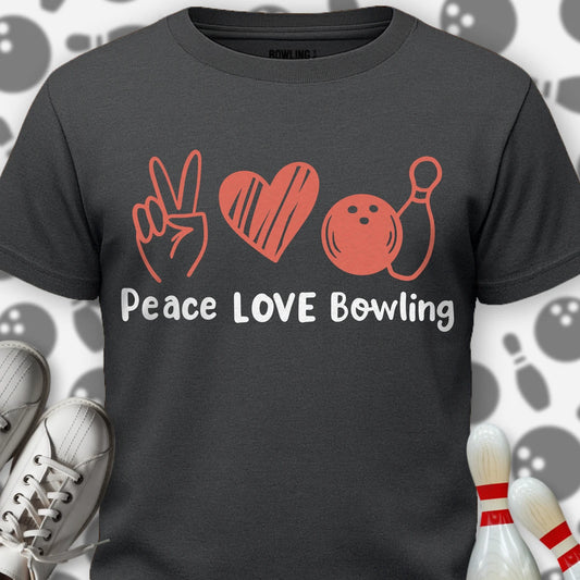 Peace Love & Bowling T-Shirt